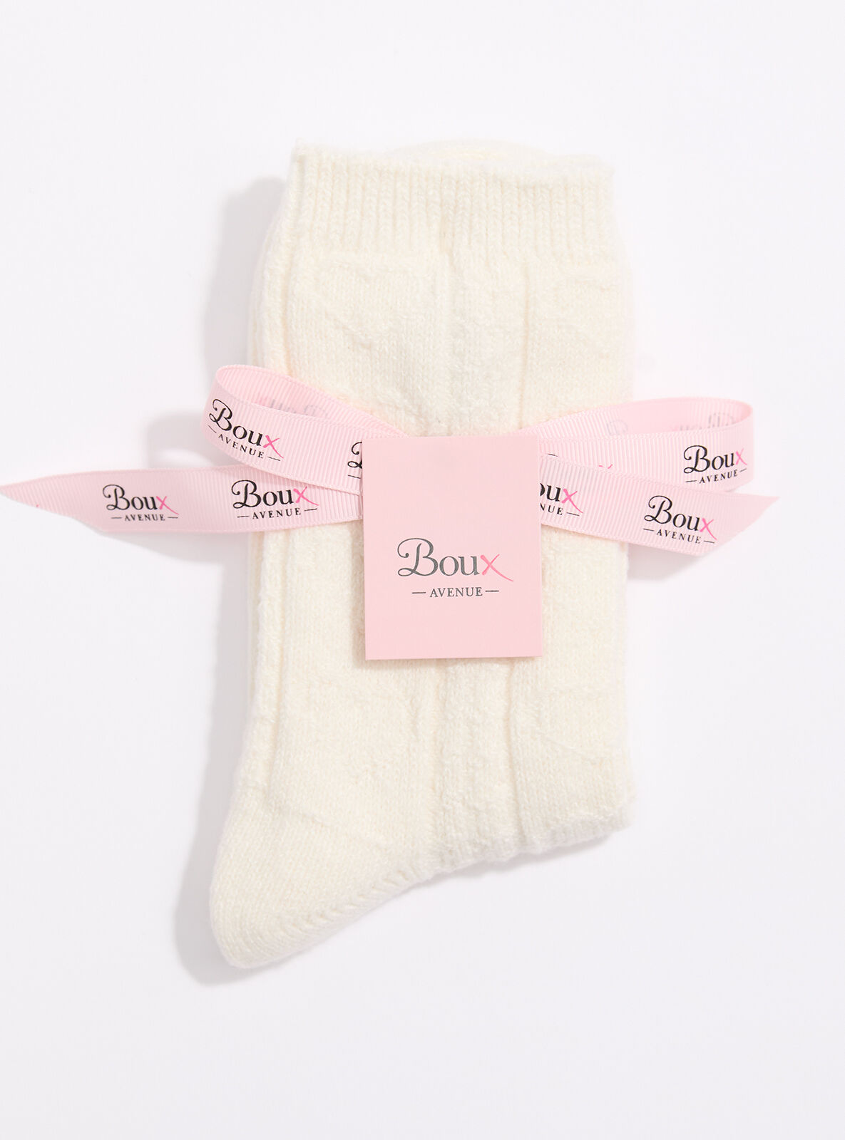 Boux Avenue Super soft heart fluffy ankle socks - Ivory Mix - OS Boux Avenue Super soft heart fluffy ankle socks - Ivory Mix - OS