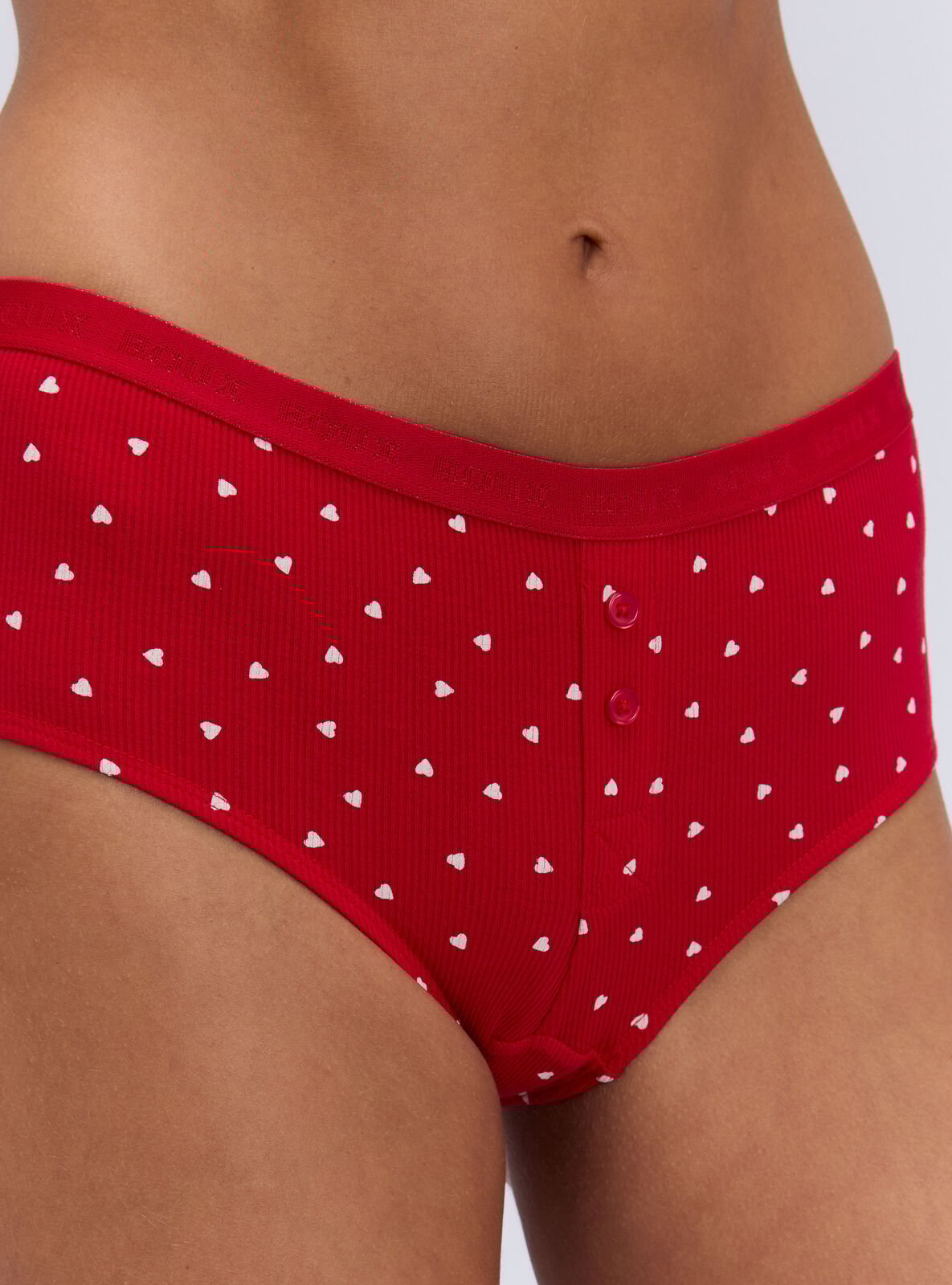 Boux Avenue Amiee heart print shorts - Red Mix - 06 Boux Avenue Amiee heart print shorts - Red Mix - 06