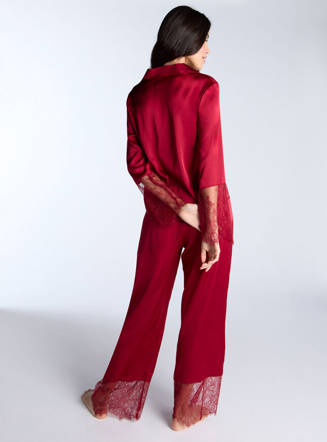 Valentina satin pyjama set