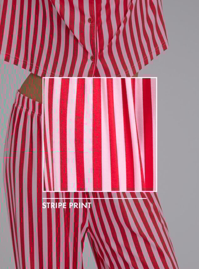 Striped modal pyjama set