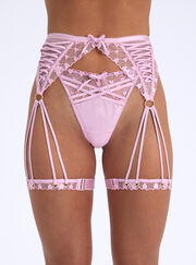 Della embroidered leg harness