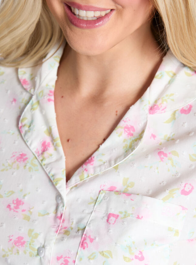 Floral cotton short pyjama set