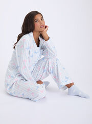 Wild butterfly fleece pyjamas in a bag