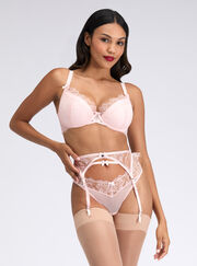 Amira lace plunge bra