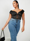Lace up corset top