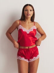 Amelia satin cami set