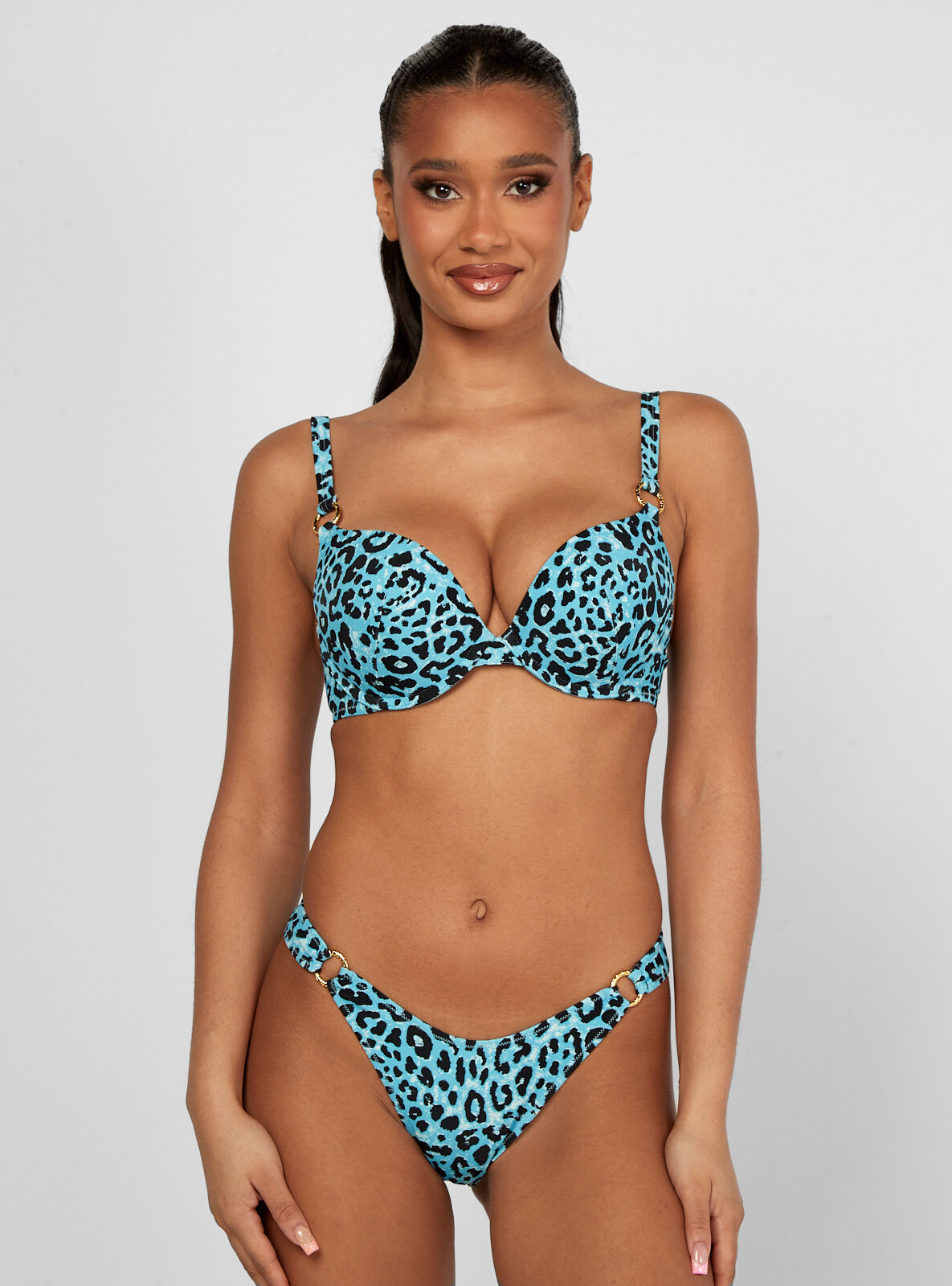 Boux Avenue Kalkan double boost bikini top - Cobalt Blue - 30D
