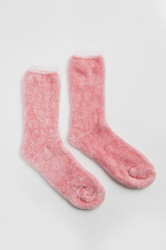 Velvet fleece socks