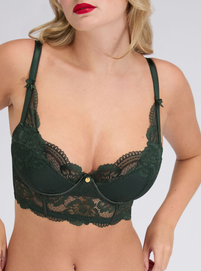 Wren lace longline bra