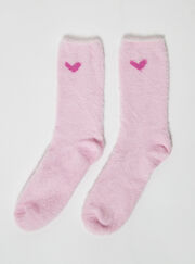 Heart cosy socks