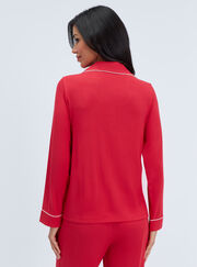 Piping modal long pyjama set