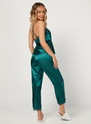 Maisie satin cami and cropped pant set