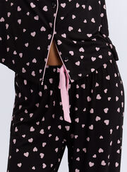 Heart modal pyjama set