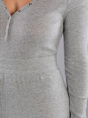 Lillie ribbed wide leg pant