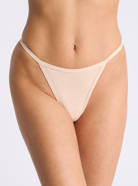 Lucie microfibre g-string thong