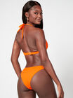 Ibiza orange halter neck bikini top