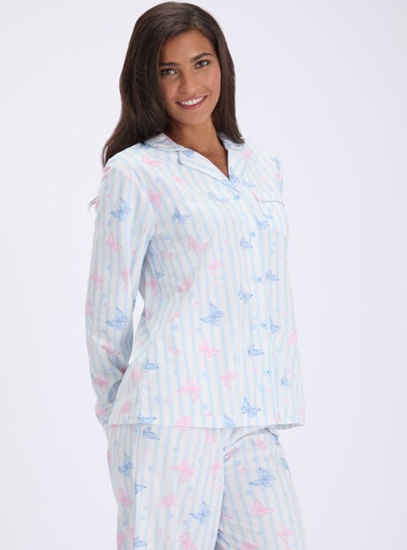Wild butterfly fleece pyjamas in a bag