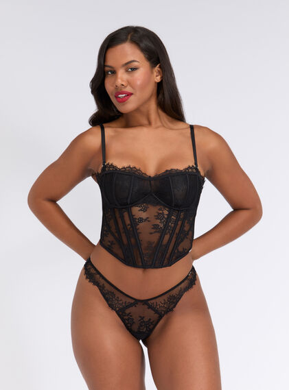 Ava lace corset