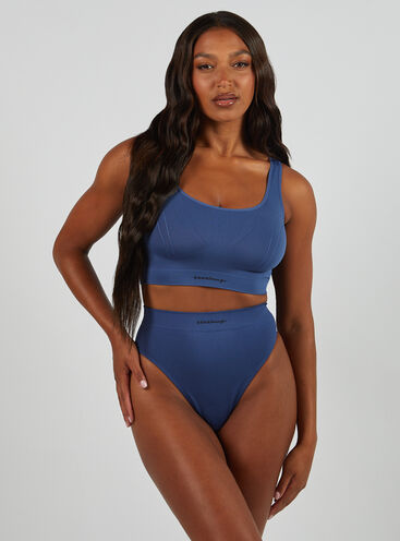 Contour seamless high leg briefs