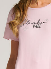 Slumber babe cotton tee and leggings pyjama set