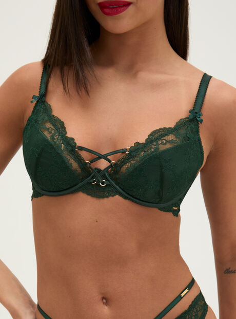 Adelaide lace plunge bra