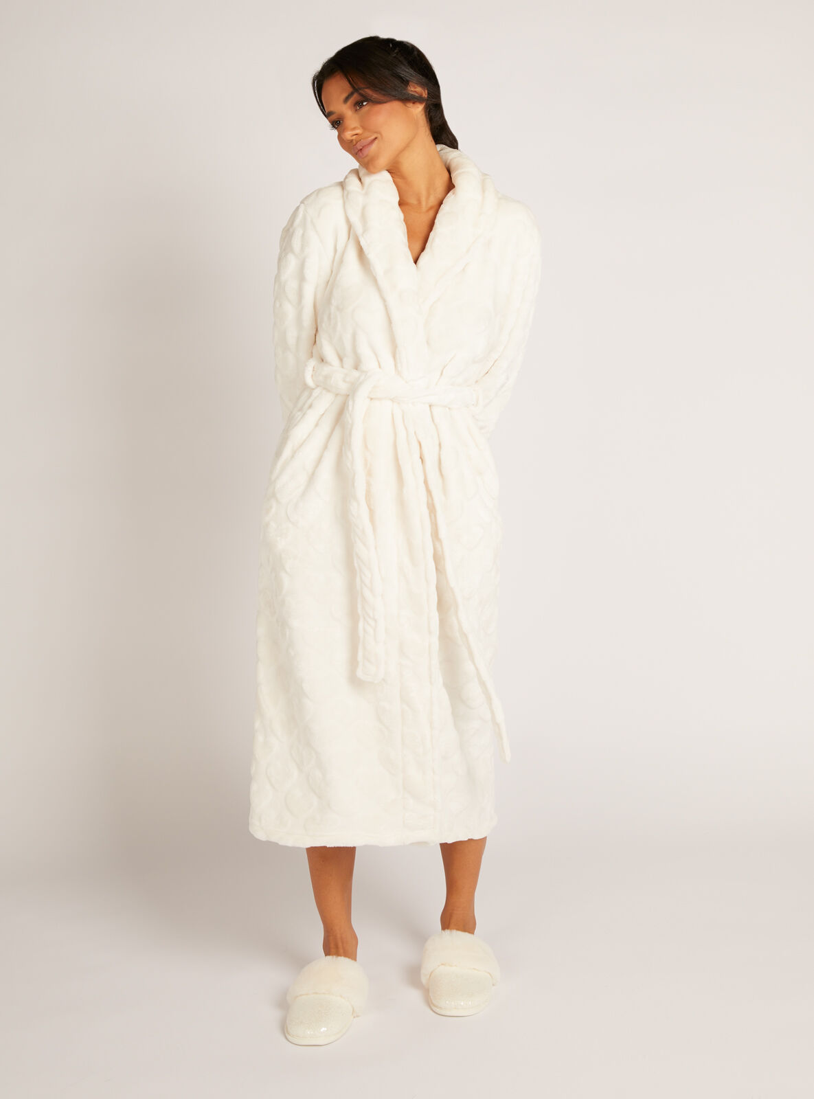Women's Cozy Fleece Winter Wrap Around Robe, Long Plush Bathrobe –  Alexander Del Rossa