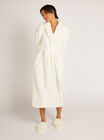 Fluffy heart long dressing gown