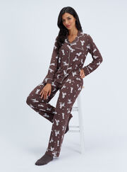 Dalmation modal long pyjama set