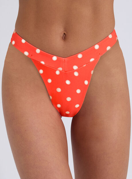 Formentera polka dot brief bikini bottoms