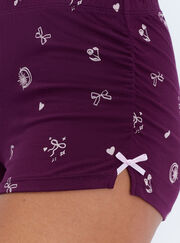 Cherry modal short pyjama set