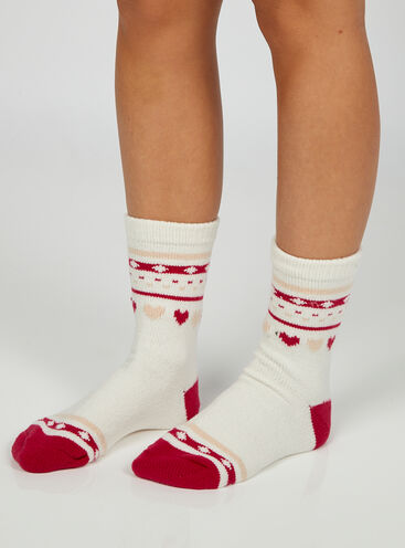 2 pack fairisle socks