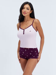 Cherry modal short pyjama set