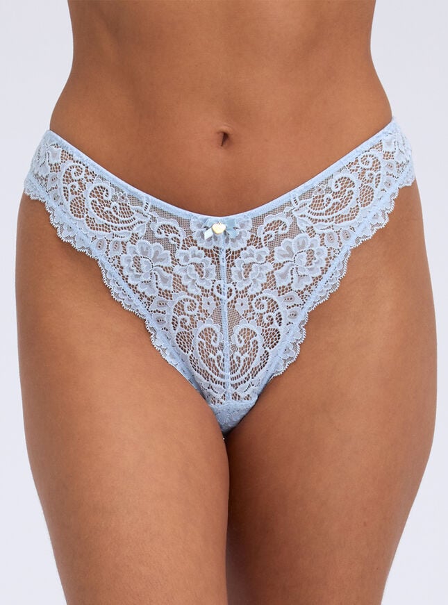 Emma lace thong