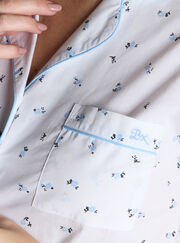 Ditsy floral cotton short pyjama set