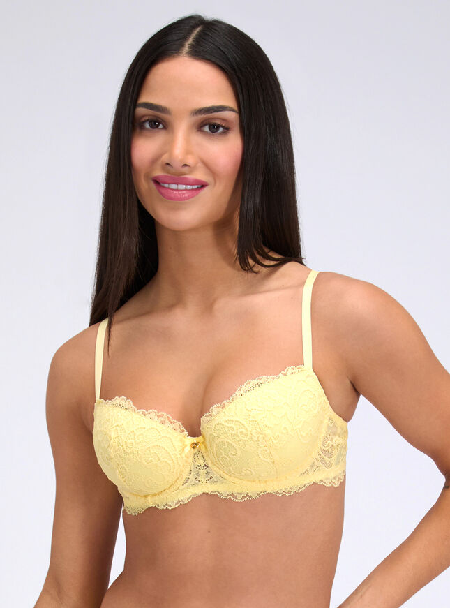 Emma lace balconette bra