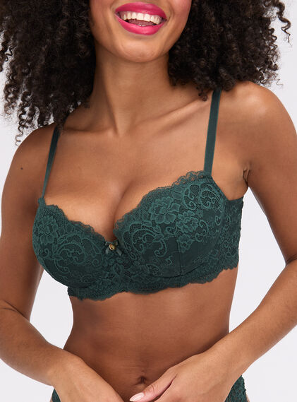 Emma lace balconette bra