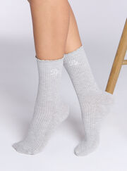 3 pack scallop cotton ankle socks