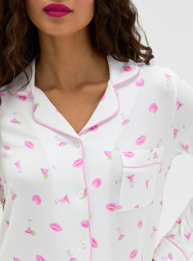 Cocktail modal long pyjama set