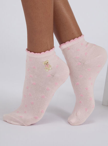 Teddy cotton midi sock