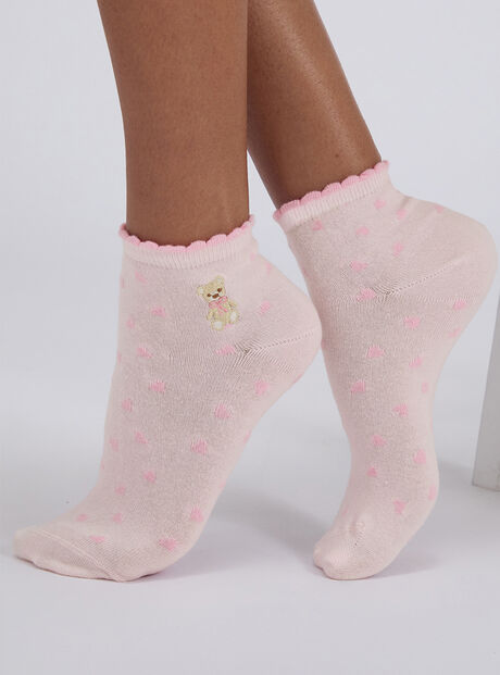 Teddy cotton midi sock