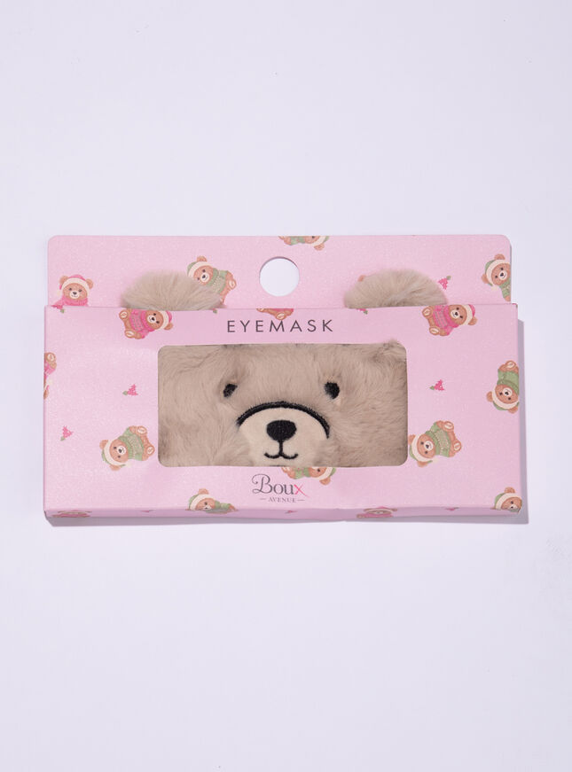 Teddy bear fluffy eyemask