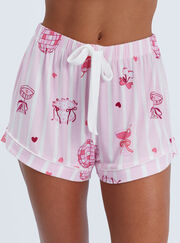 Champagne disco modal short pyjama set