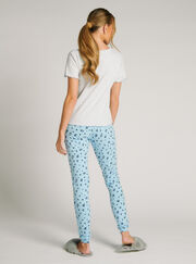 Weekend cotton tee and leggings pyjama set