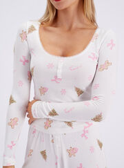 Gingerbread supersoft long pyjama set