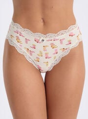 3 pack Tatiana print brazilian knickers