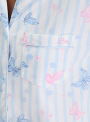 Wild butterfly fleece pyjamas in a bag