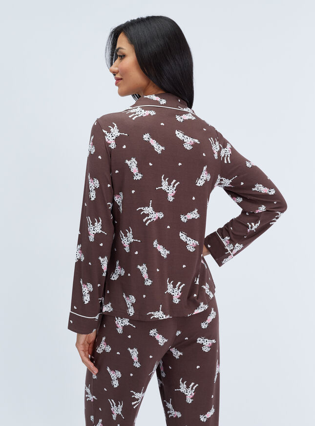 Dalmation modal long pyjama set