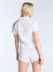 Ditsy floral cotton short pyjama set