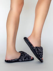 Animal twisted slider slippers