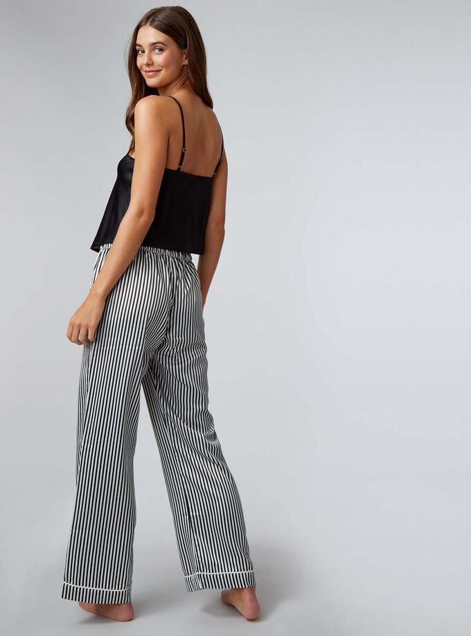Cami & liquorice stripe pants pyjama set | Boux Avenue UK